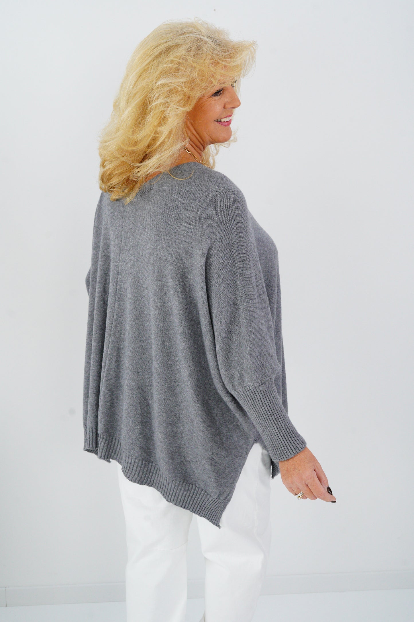 Pullover in Grey (36-48) Onesize