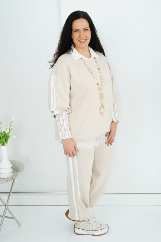 2-teiliges Set in Beige (42-44+)