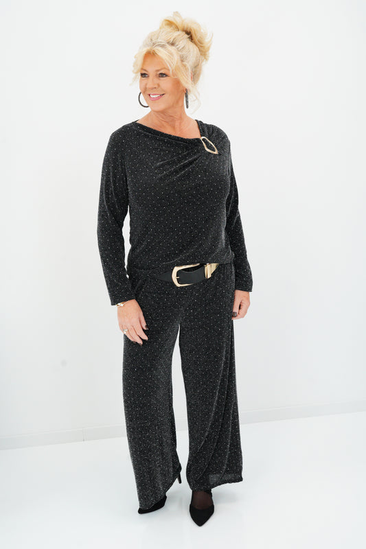 Marlene Hose in Schwarz (38-42+)