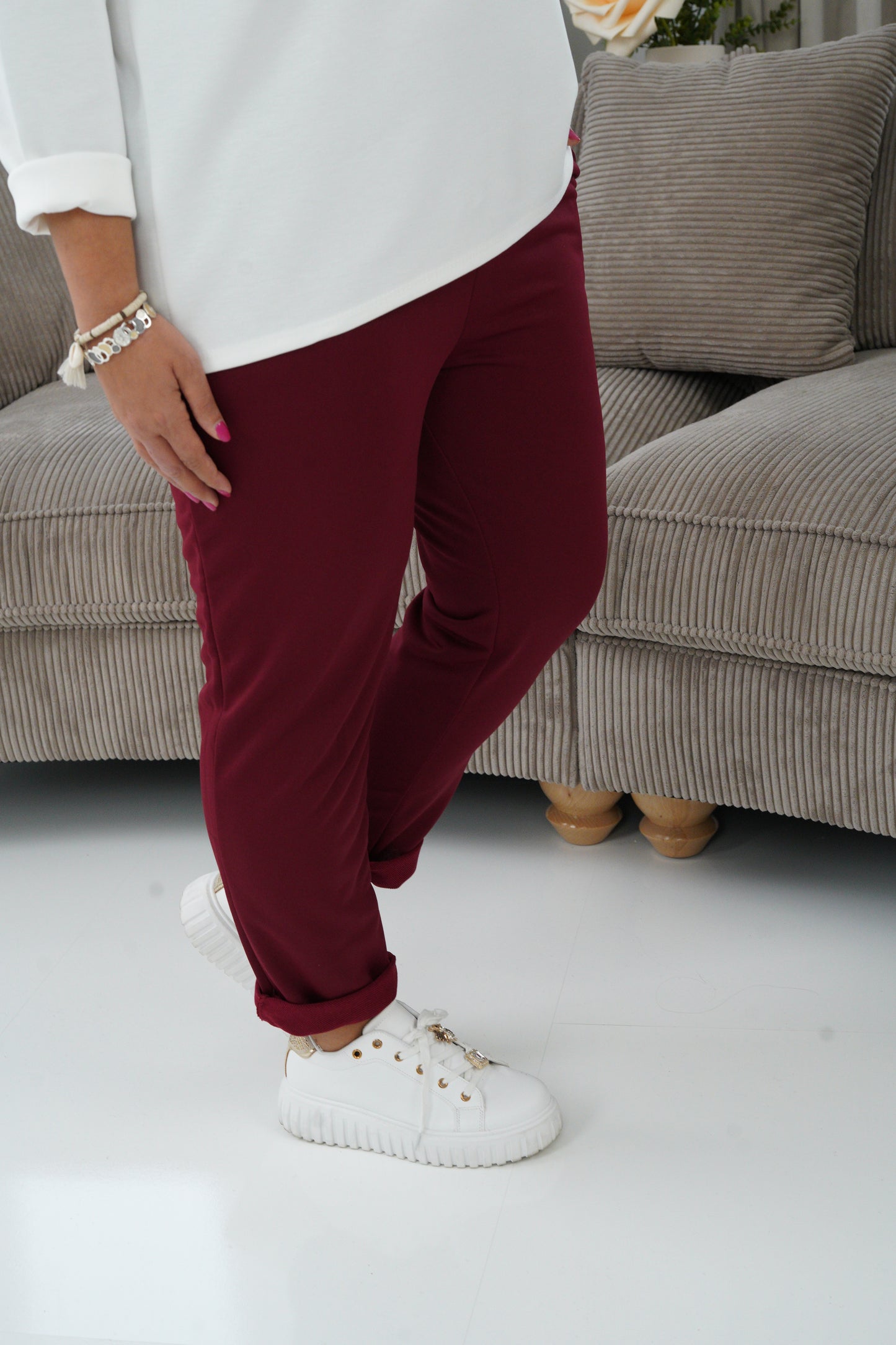 Joggpant in Bordeaux (42-46)