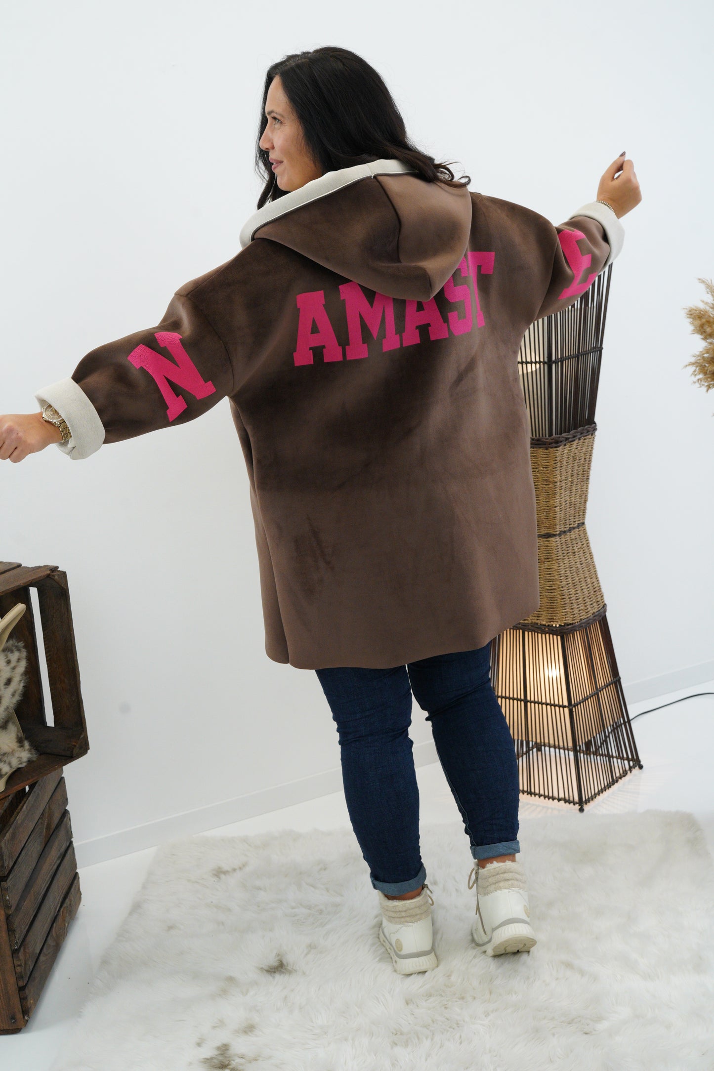 Mantel in Schoko (40-44+)