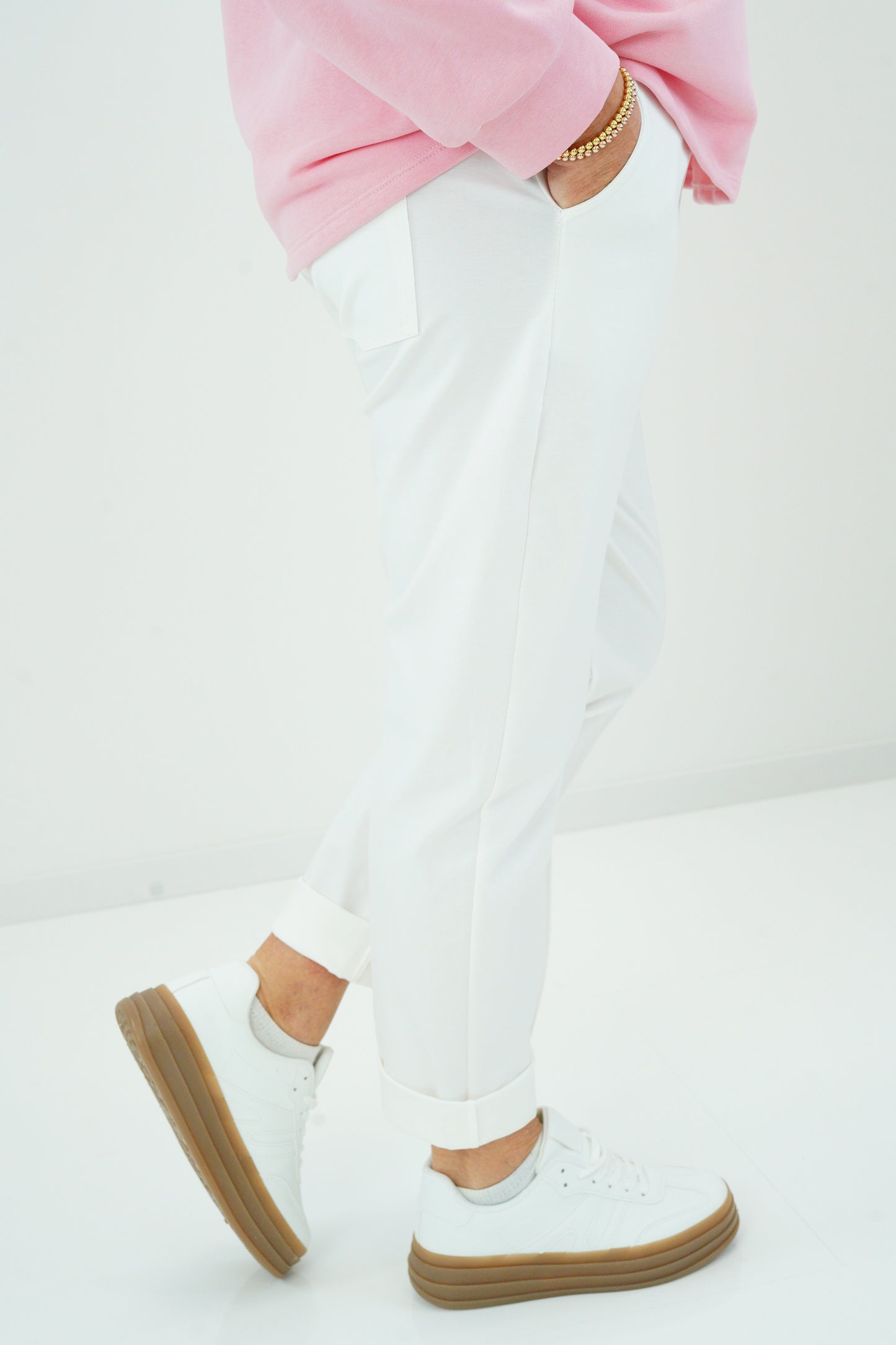 Joggpant in Offwhite (38-42)