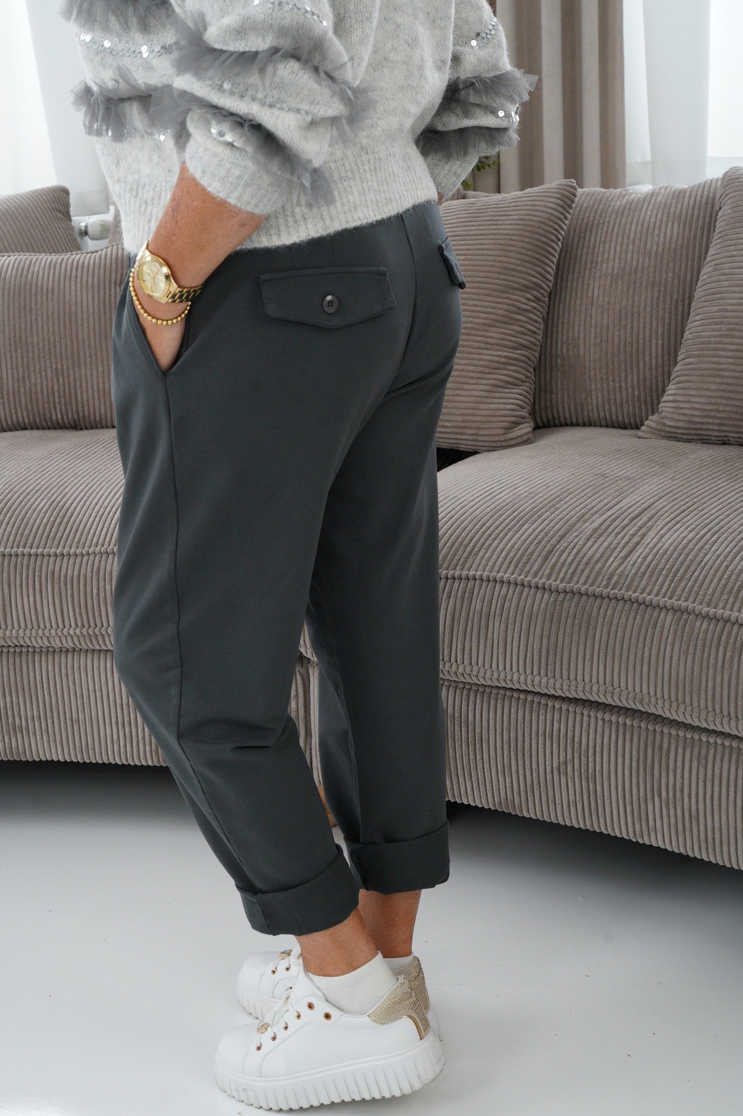 Joggpant in Grau (38-42+)