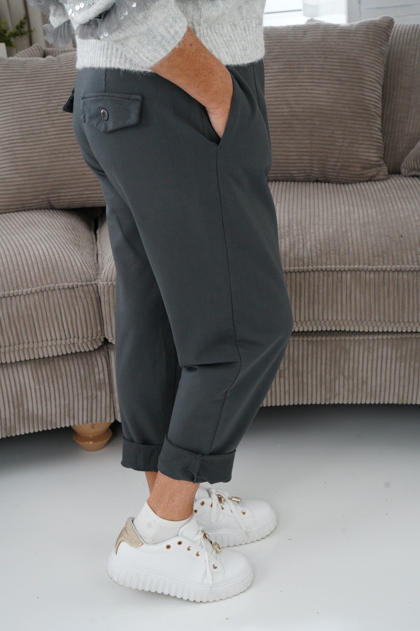 Joggpant in Grau (38-42+)
