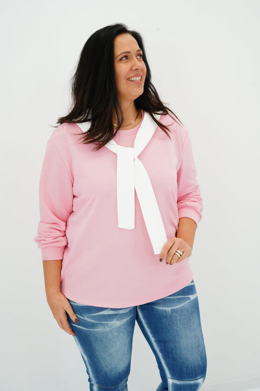 Sweatshirt in Rosa (38-44)