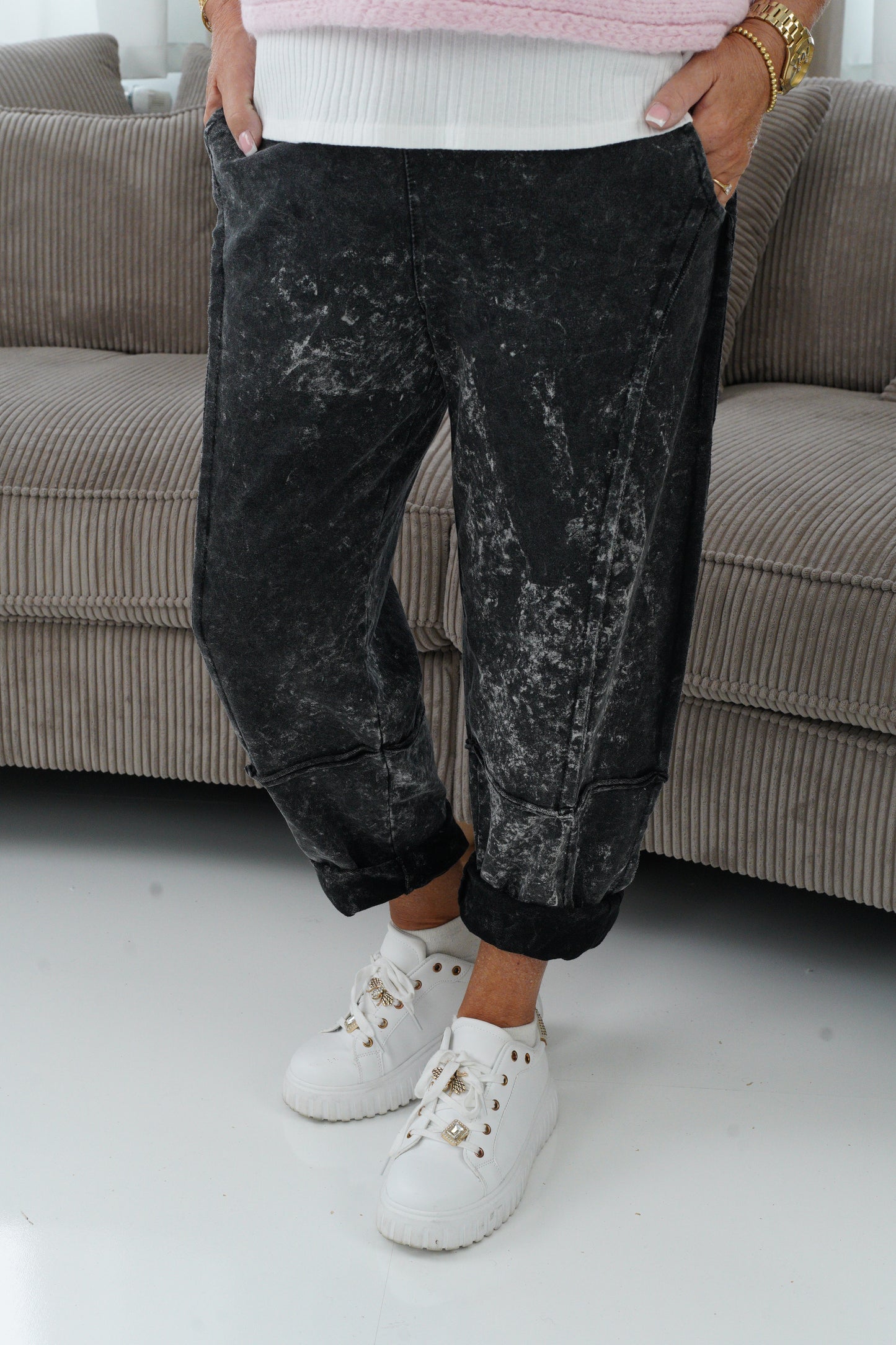 Joggpaant in Anthrazit (38-42+)