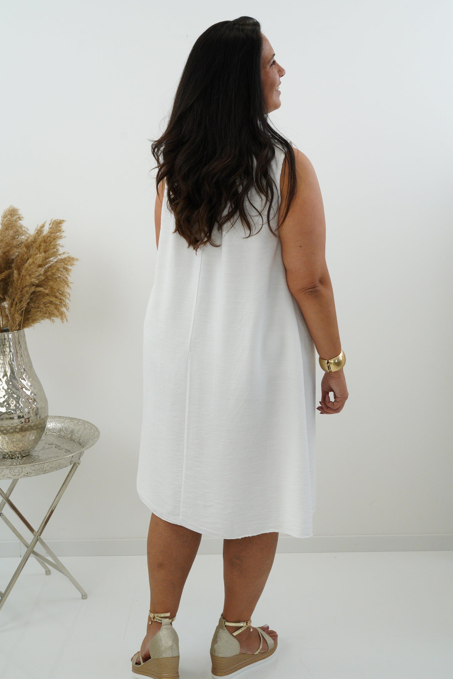 Kleid in Weiß (38-42+)