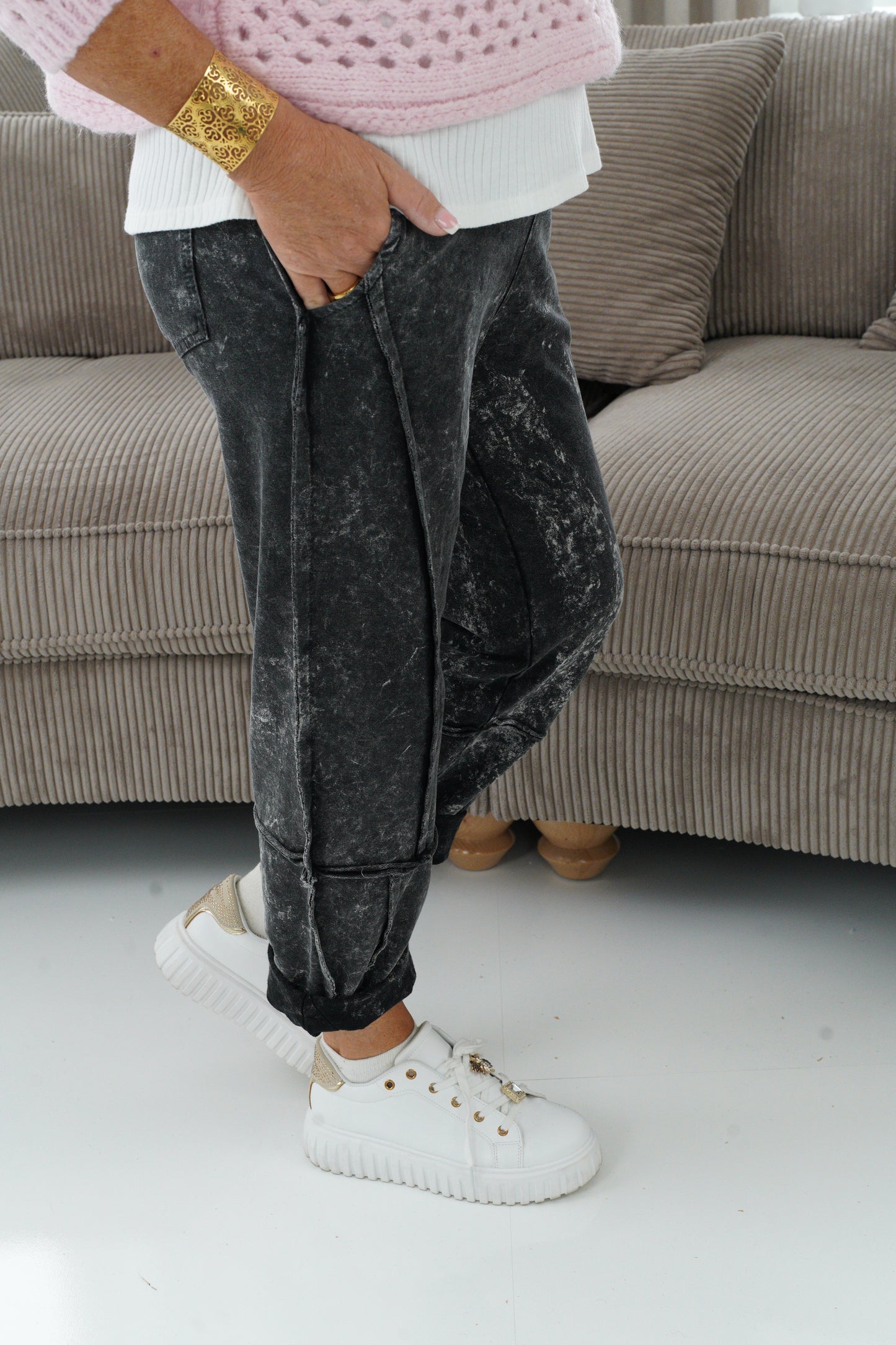 Joggpaant in Anthrazit (38-42+)