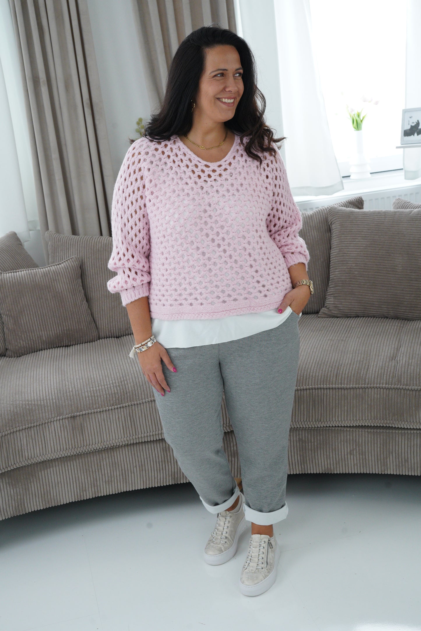 Pullover in Rose (38-44)