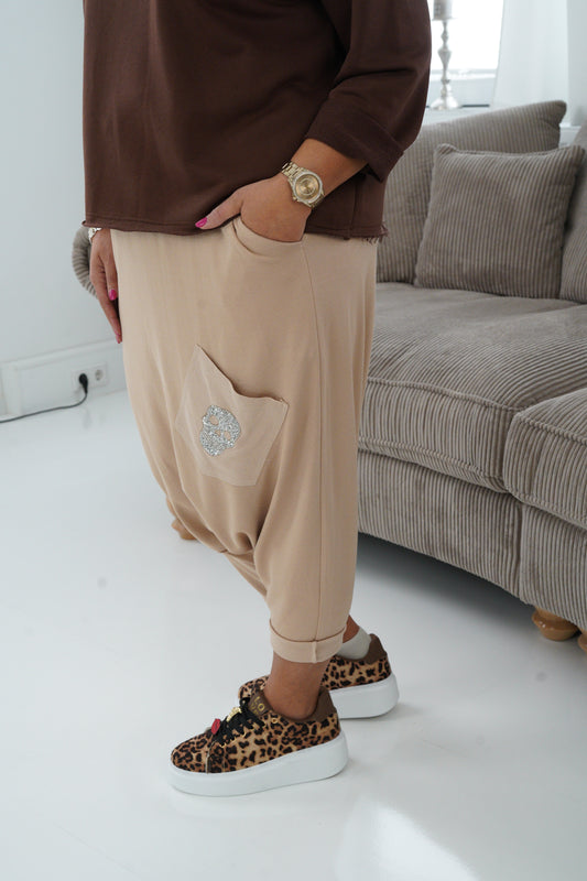 Baggy Hose in Cappuccino (38-42+)