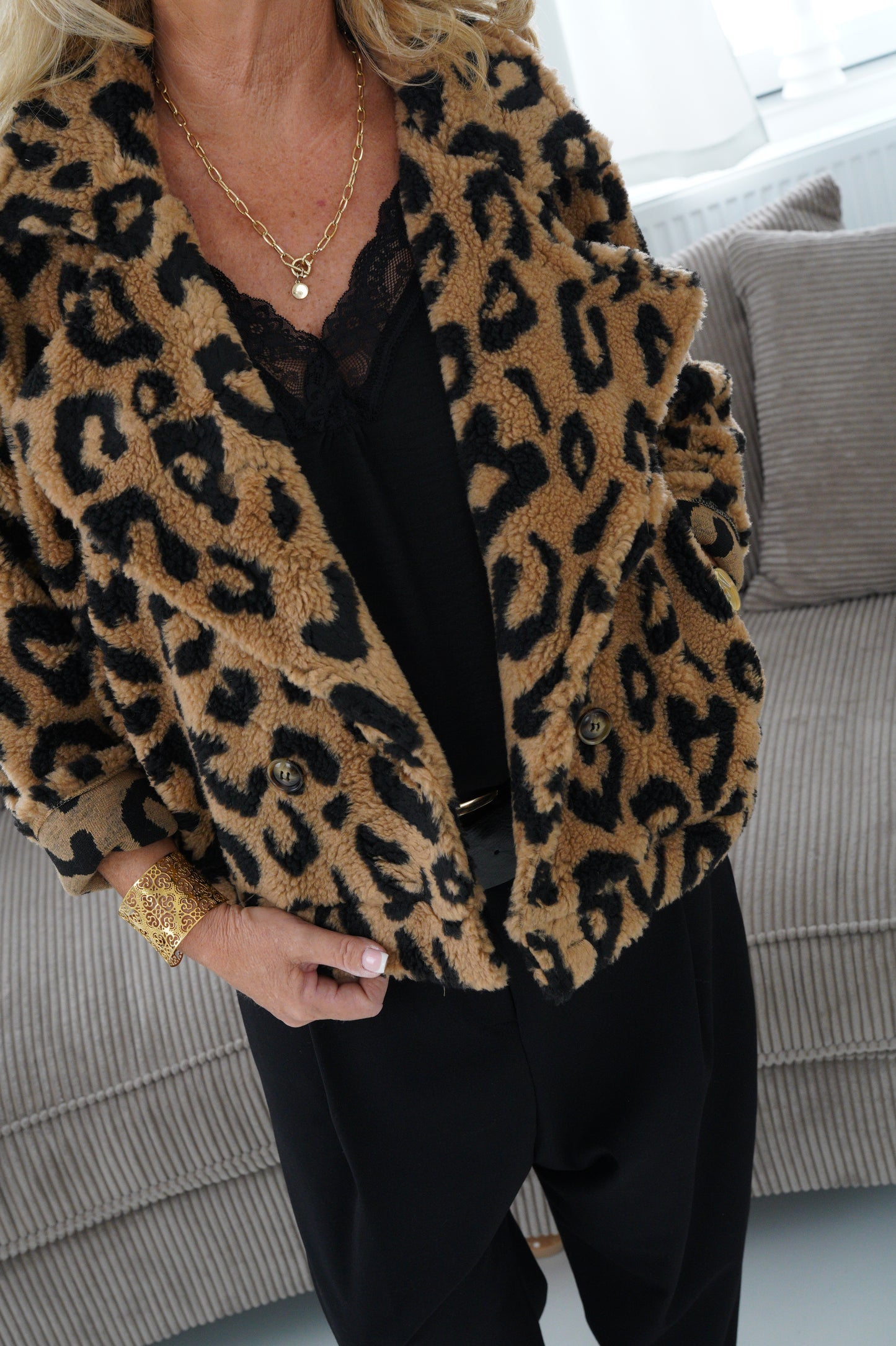 Teddy Jacke in Leo-Camel (40-44)