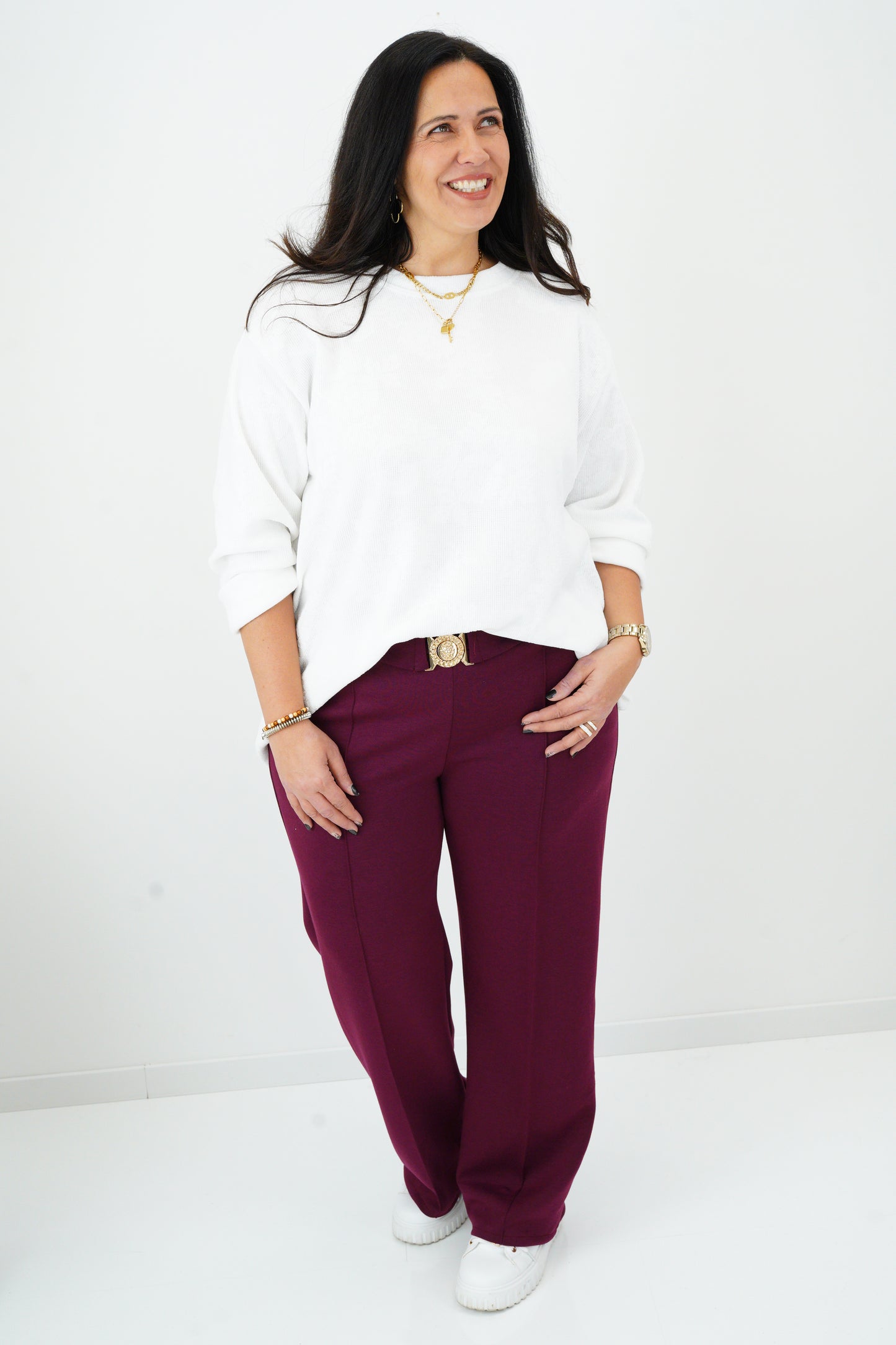 Marlenehose  in Bordeaux (42-46)