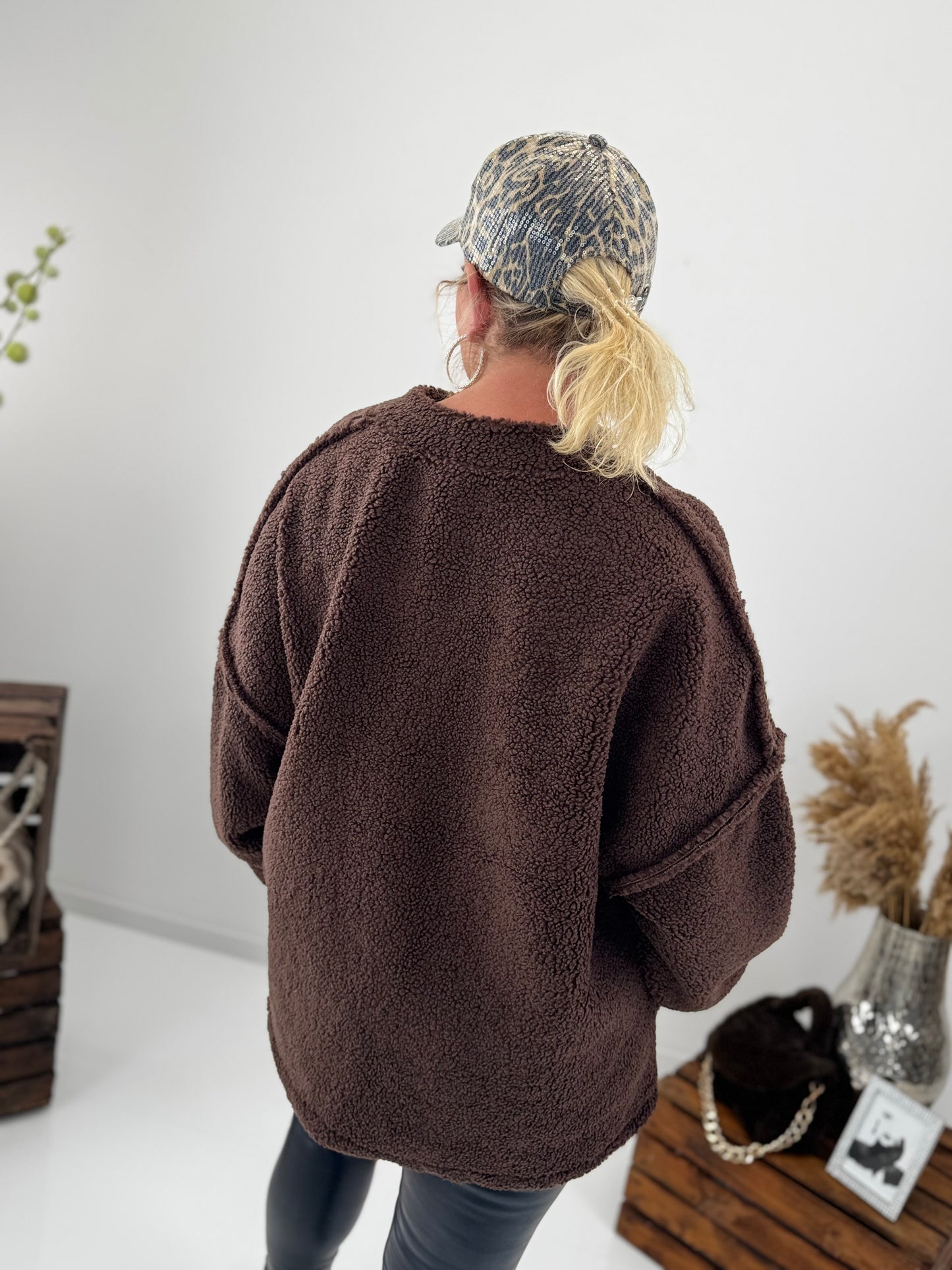 Jacke in Schoko (38-46)