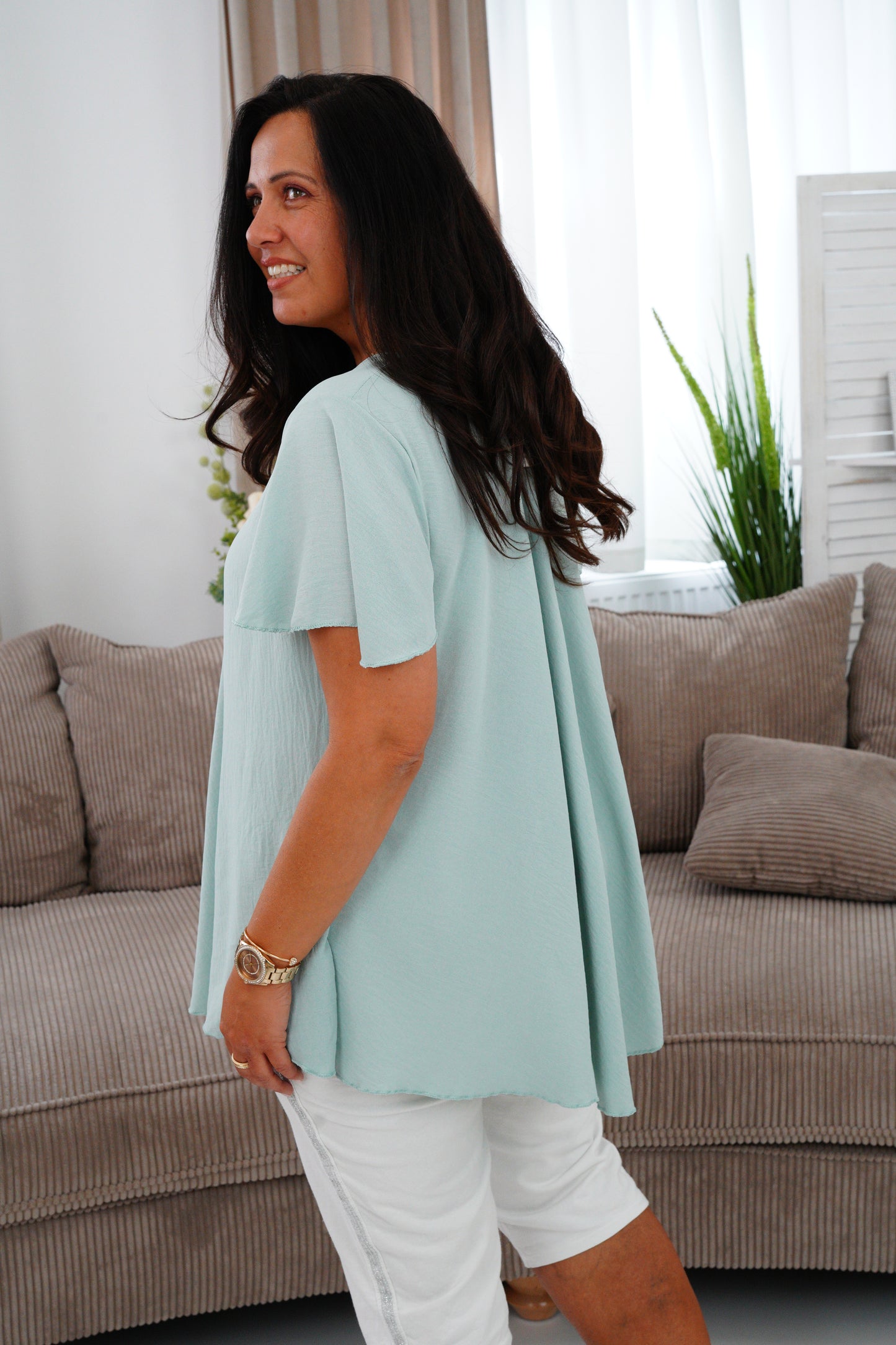 T-Shirt in Salbei (42-46)