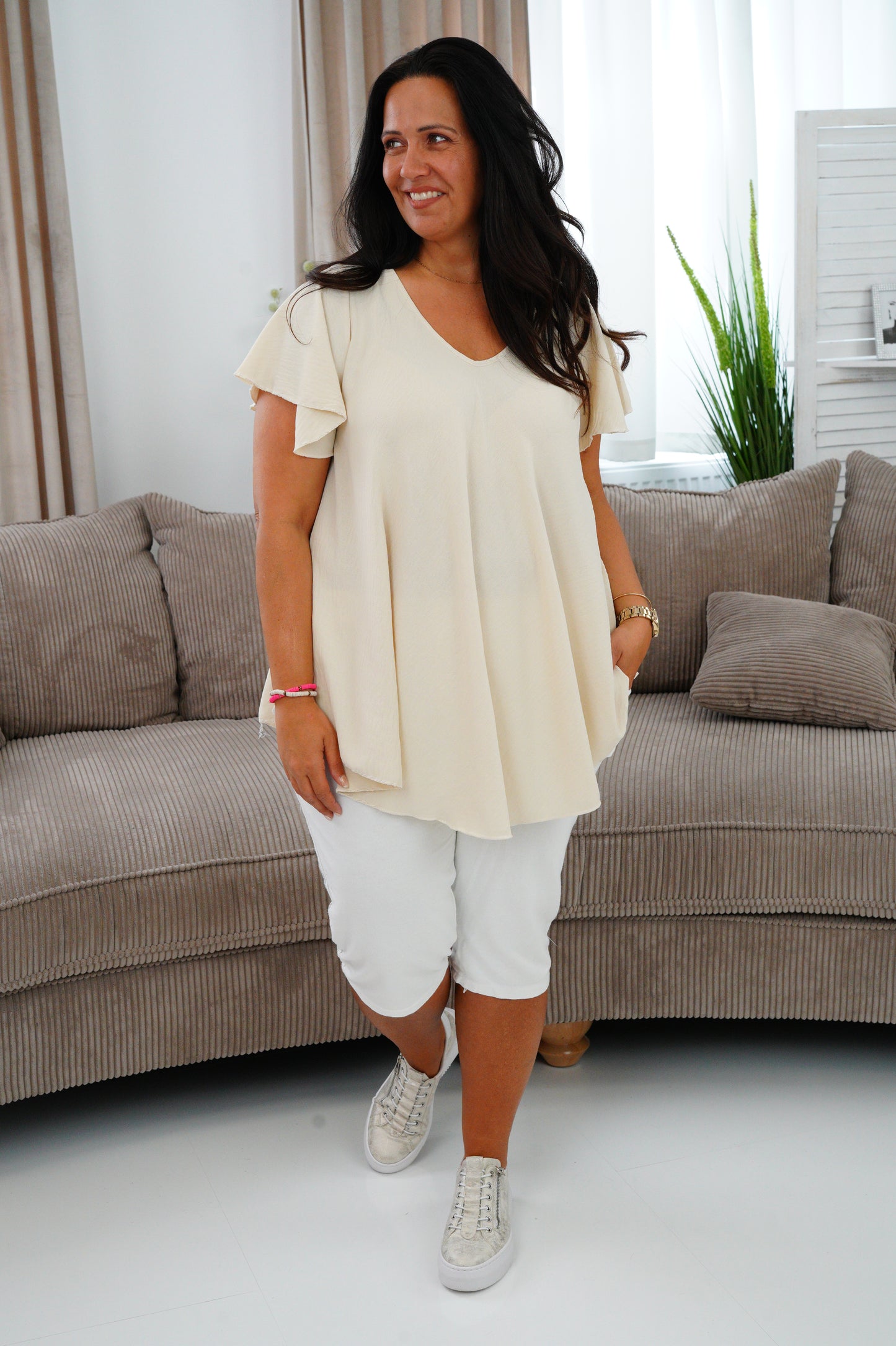 T-Shirt in Beige (42-46)