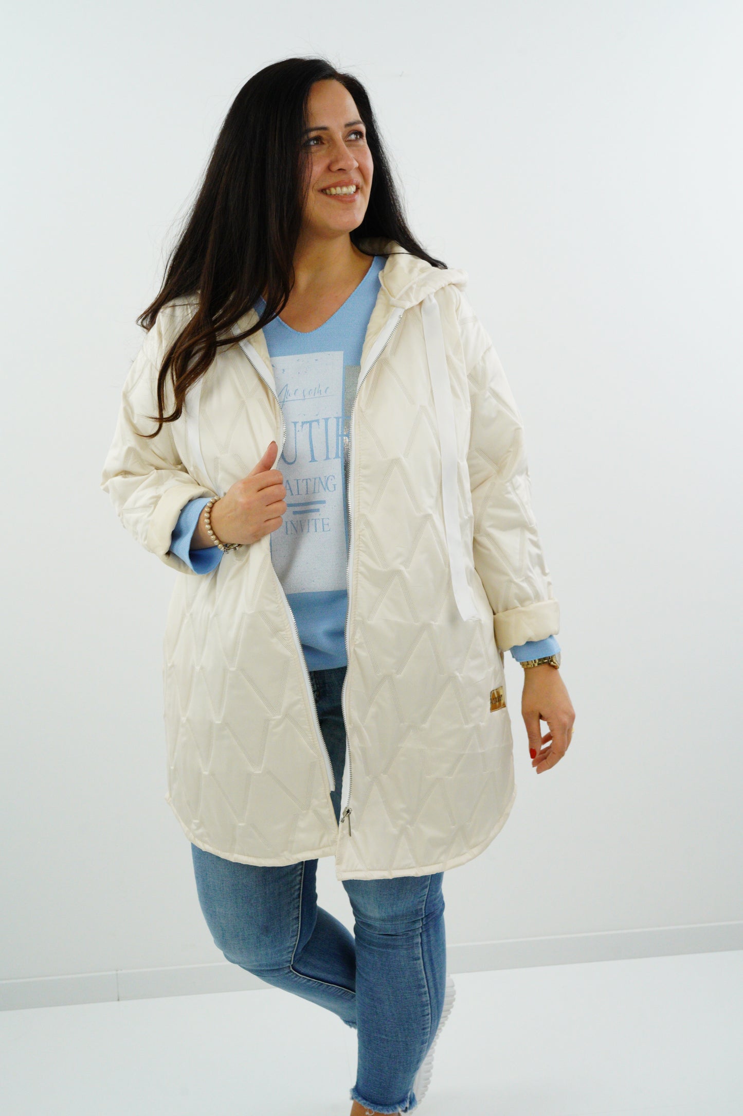 Steppjacke "Alina" (40-44) creme