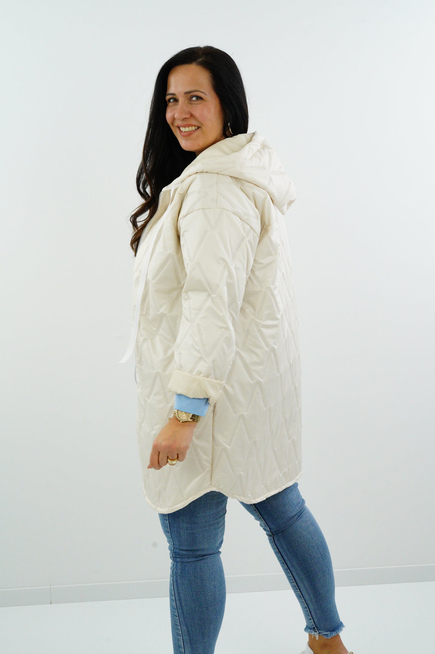Steppjacke "Alina" (40-44) creme