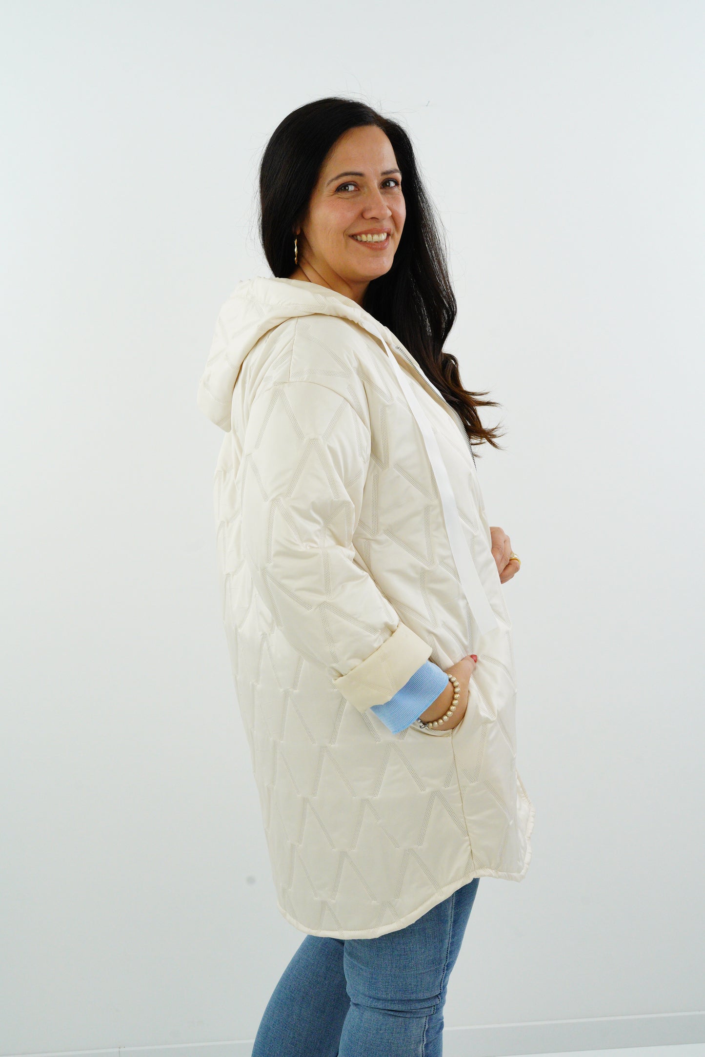 Steppjacke "Alina" (40-44) creme