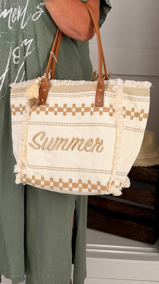 Shopper in Creme-Beige (One Size)