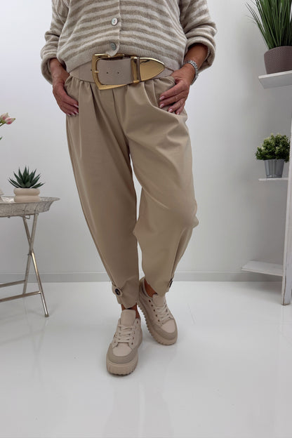 Stilvolle Hose in Beige (38-42/44)