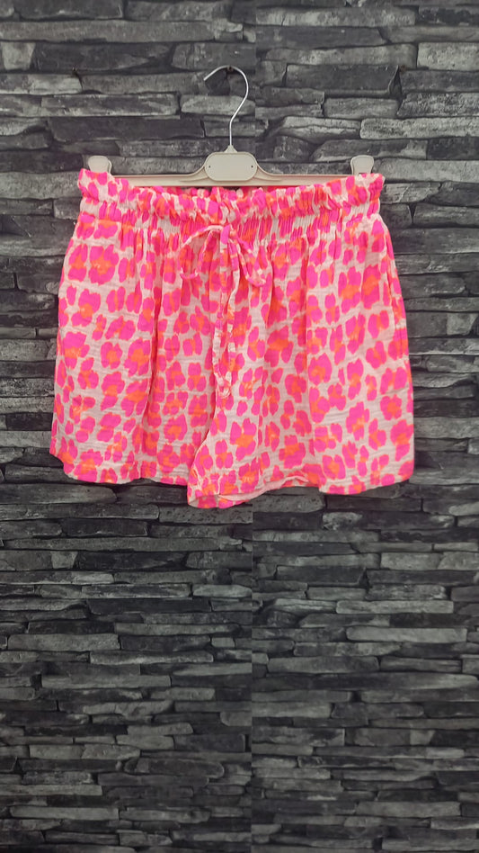 Musselin Shorts in Neonpink (38-42)