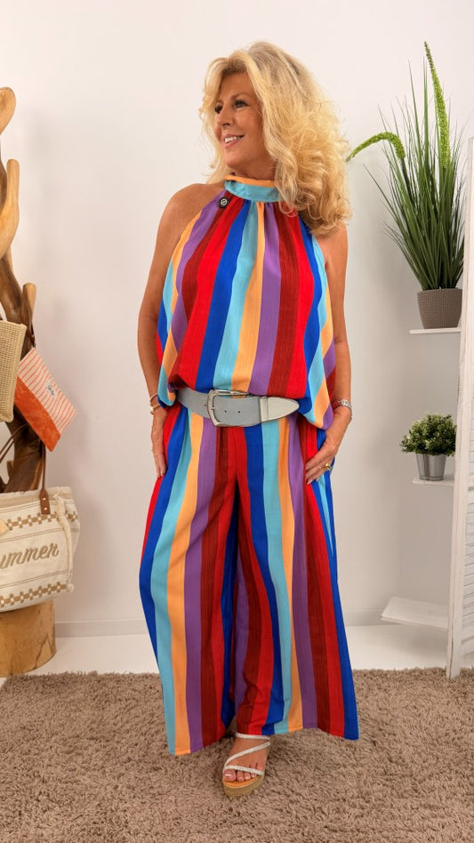 Marlene Hose bunt gestreift