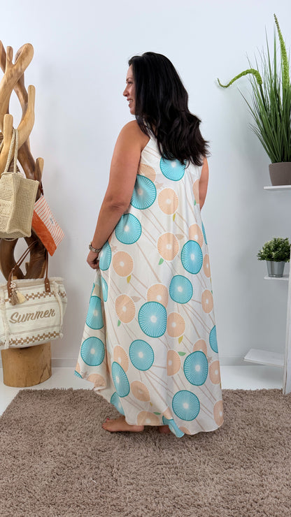 Elegantes Kleid in Creme (38-46)