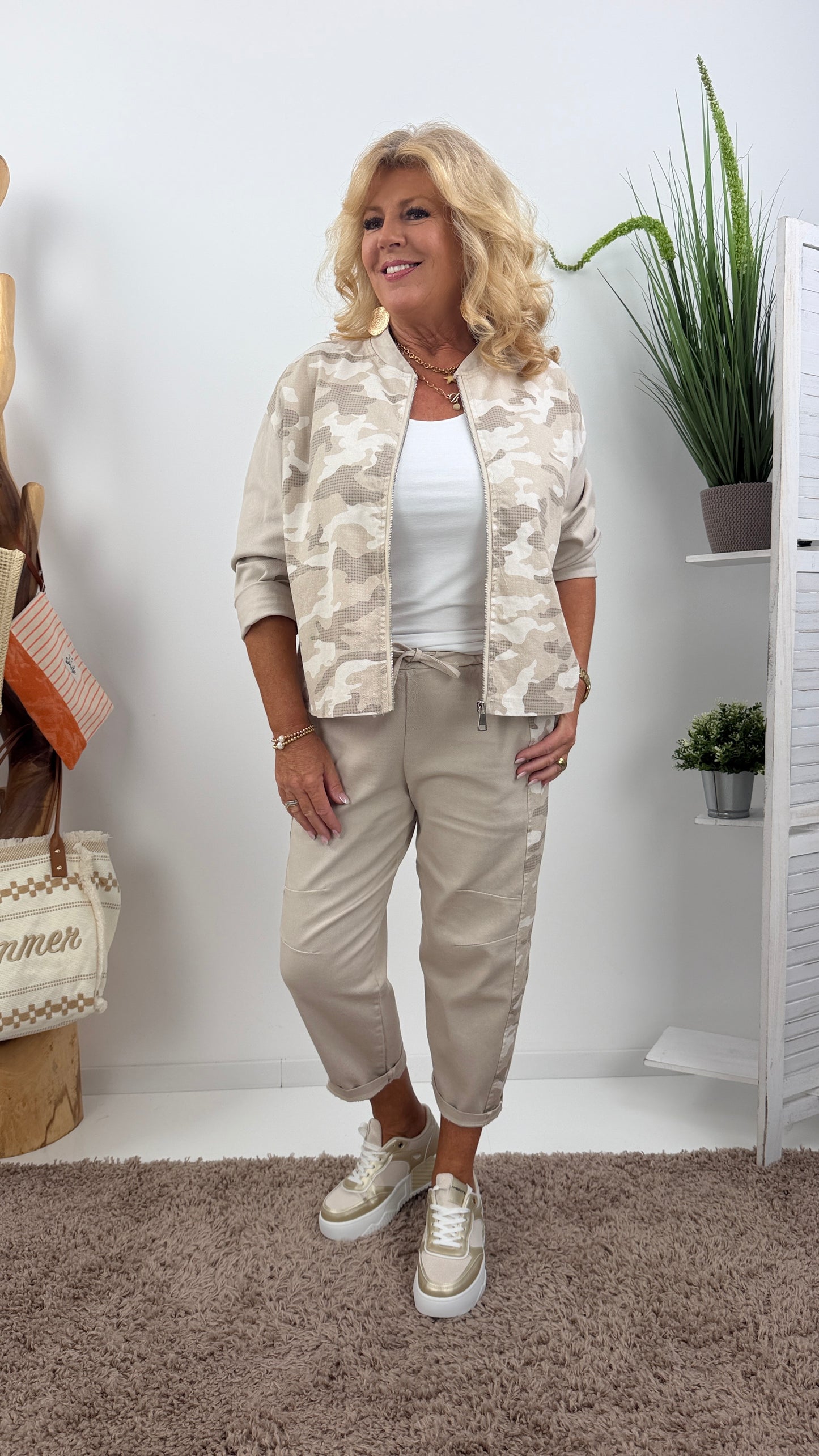 Top Basic in Weiß  (38-42+)