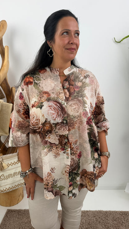Leichte Bluse mit Blumenprint