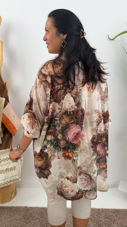Leichte Bluse mit Blumenprint