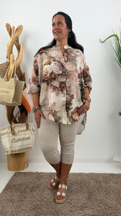 Leichte Bluse mit Blumenprint