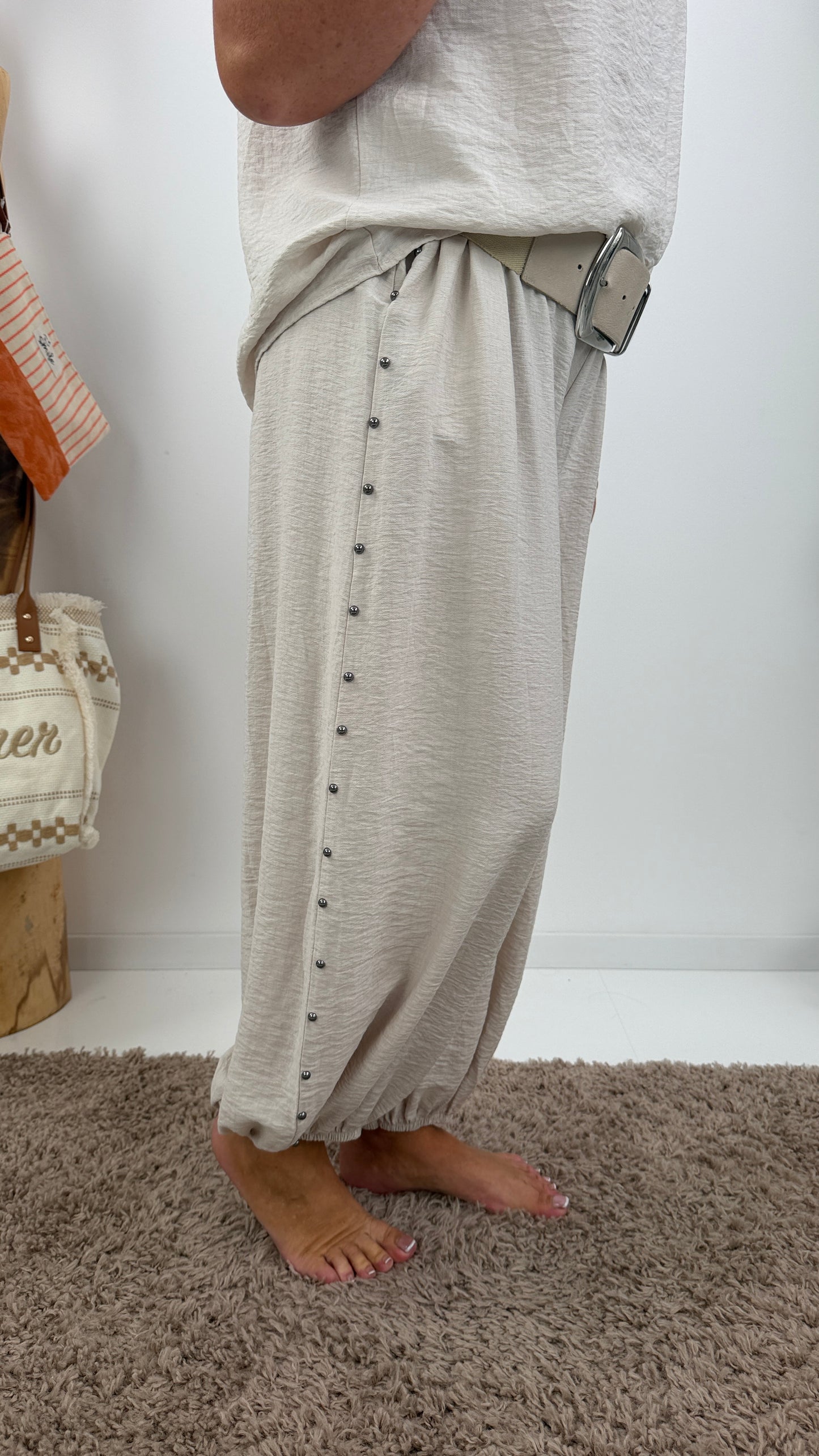 Pumphose in Beige