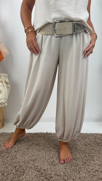 Pumphose in Beige