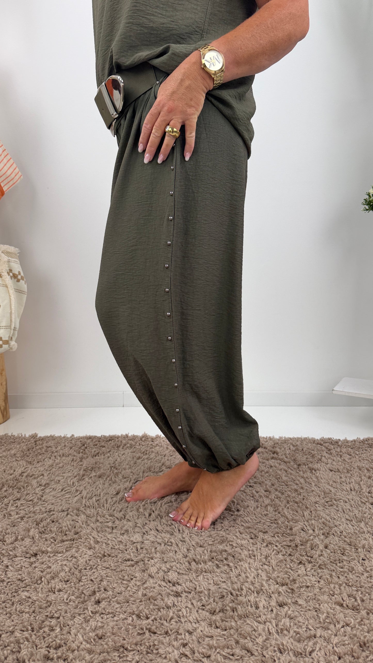 Hose in Khaki