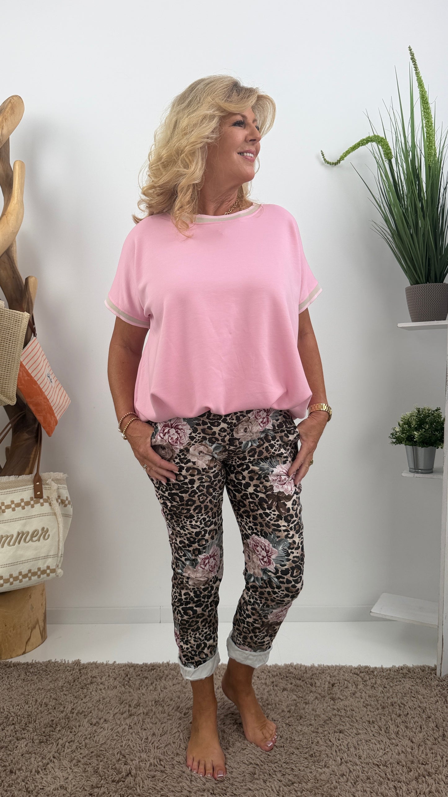 Shirt in Rosa