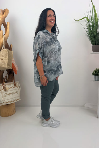 Stylische Joggpant in modernem Grey (42-46)
