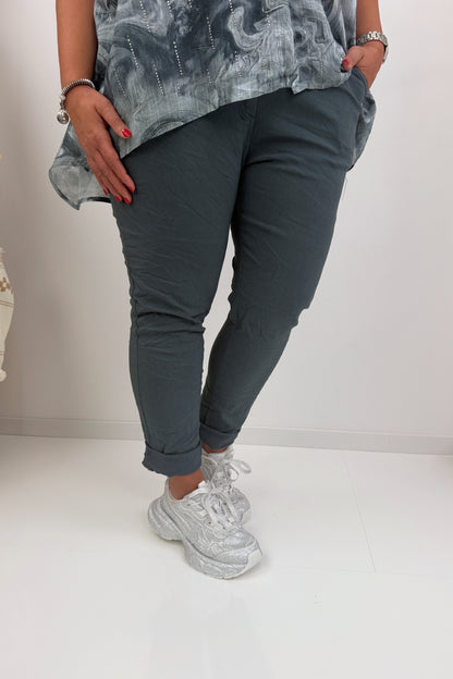 Stylische Joggpant in modernem Grey (42-46)