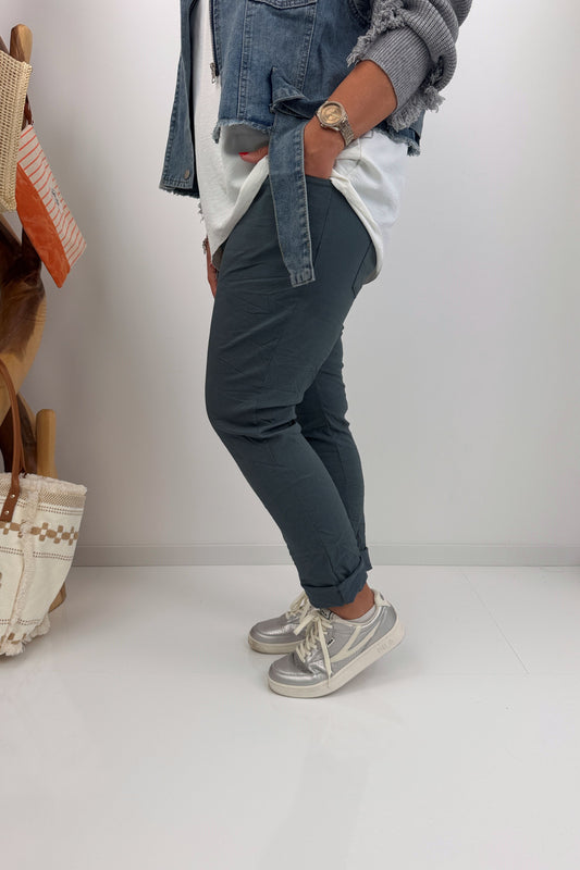 Stylische Joggpant in modernem Grey (42-46)
