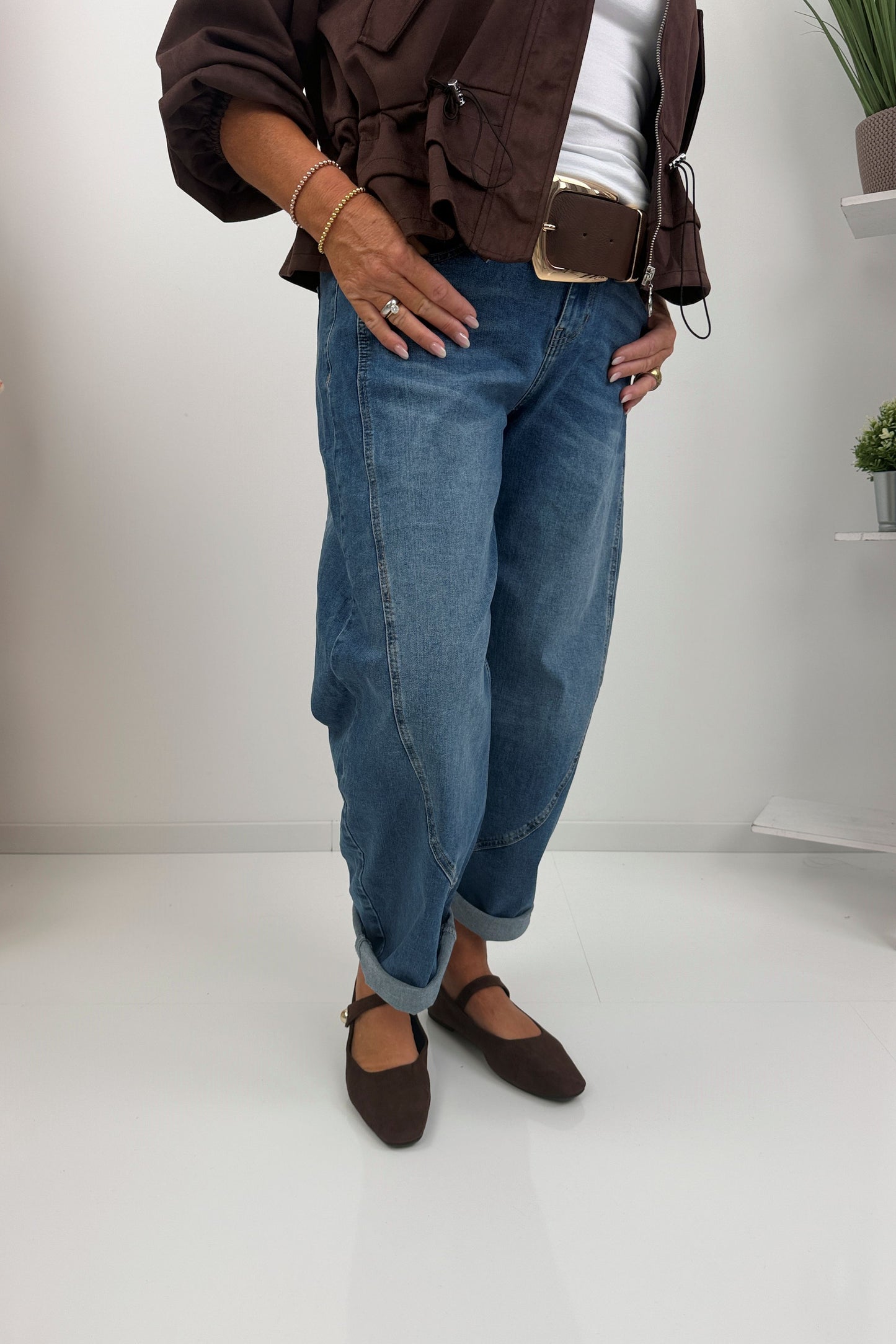 Lässige Jeans in klassischem Blue (M,L,XL)