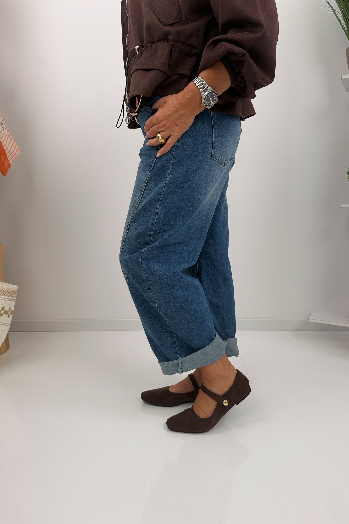Lässige Jeans in klassischem Blue (M,L,XL)