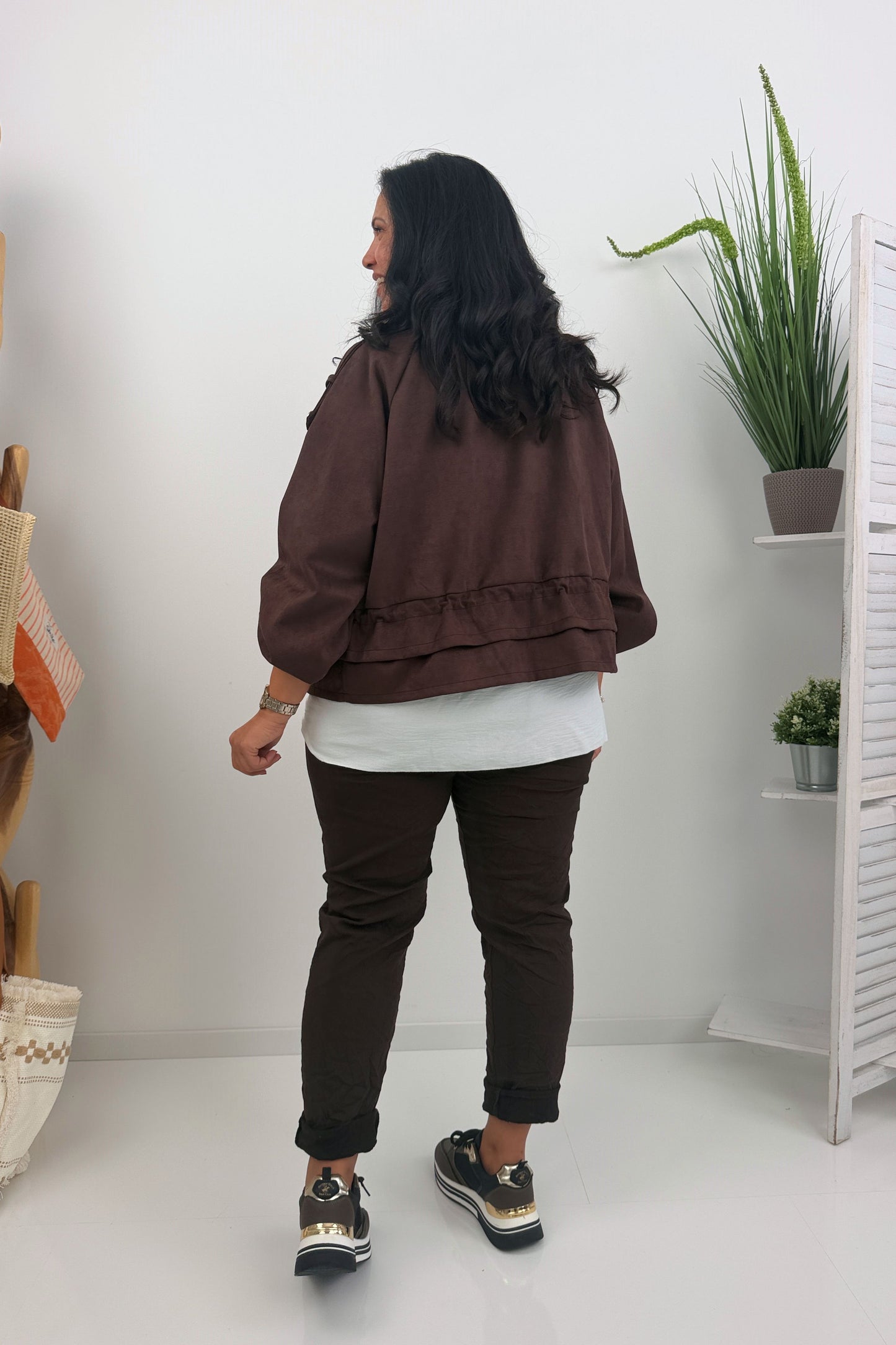 Komfortable Joggpant in Chocolate (42-46+)