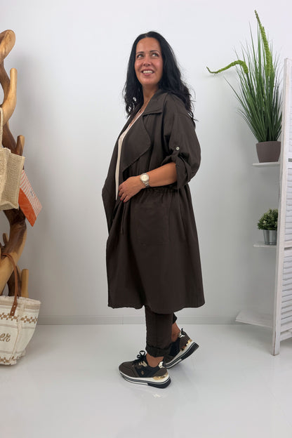 Komfortable Joggpant in Chocolate (42-46+)