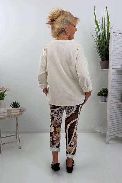 Joggpant im außergewöhnlichen Chocolate-Bunt-Design (38-42)