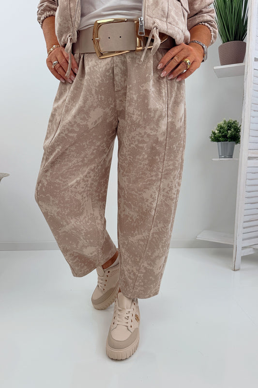 Stilvolle elegante Hose in Beige (38-42)