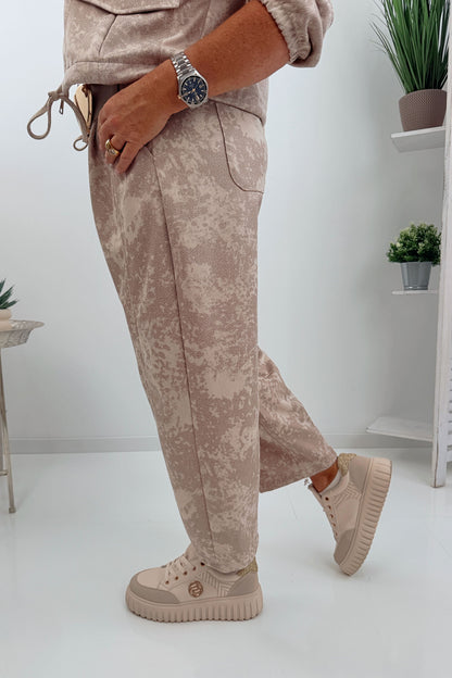 Stilvolle elegante Hose in Beige (38-42)