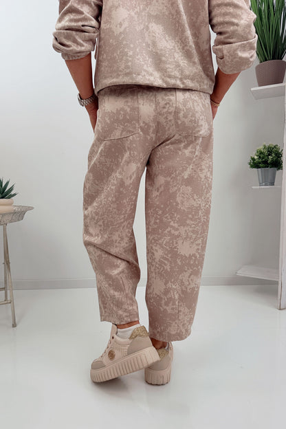 Stilvolle elegante Hose in Beige (38-42)