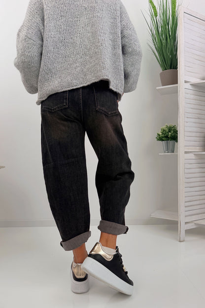 Modische Jeans in Black Sahara (M,L,XL)