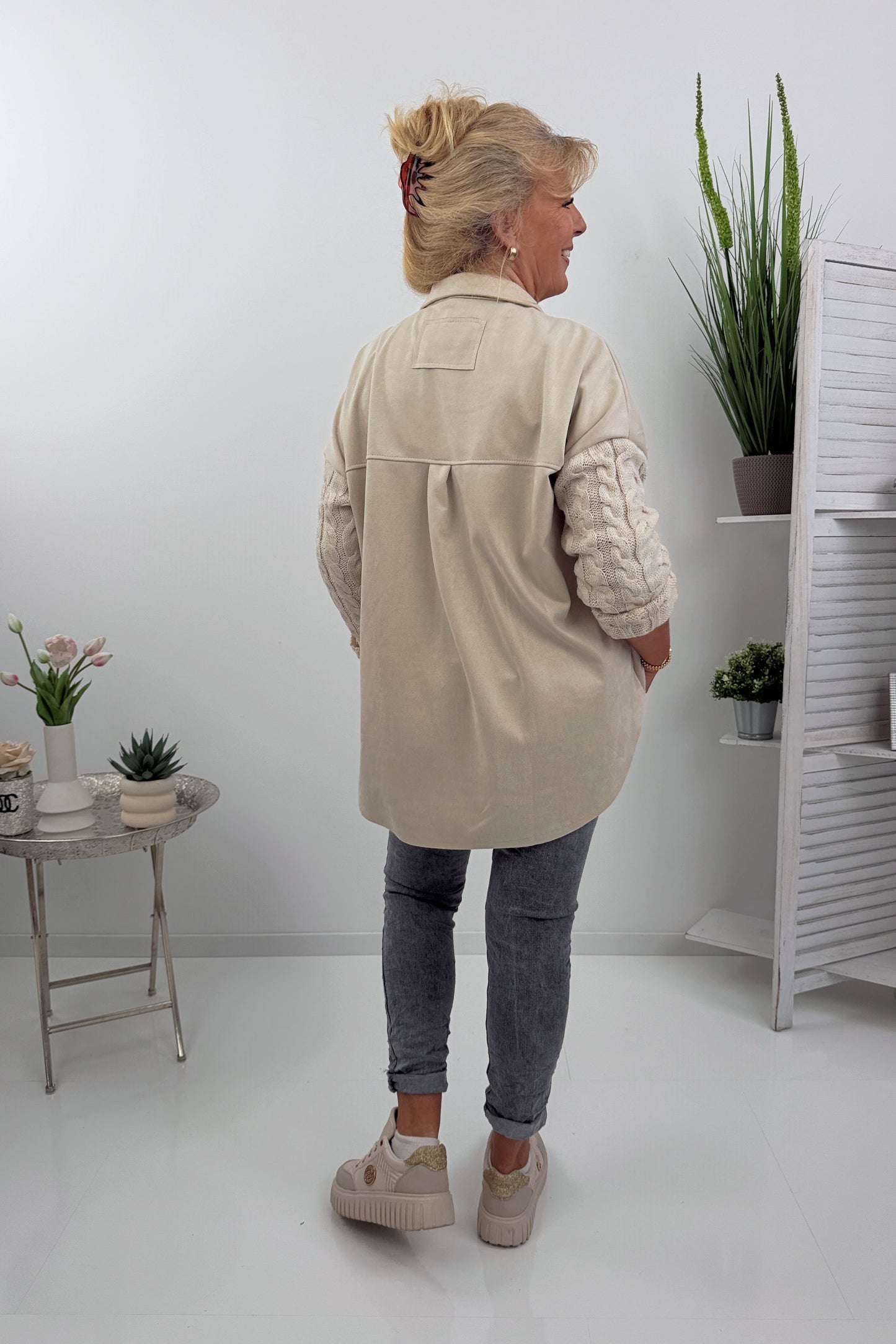 Elegantes Hemd in Ecru (42-46)