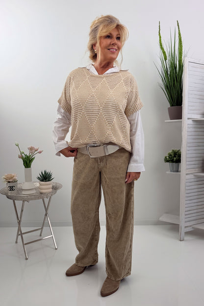 Stylischer Strickpullover (38-44)