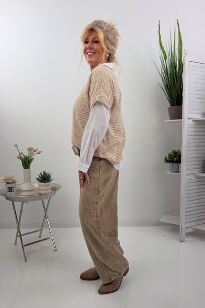 Stylischer Strickpullover (38-44)